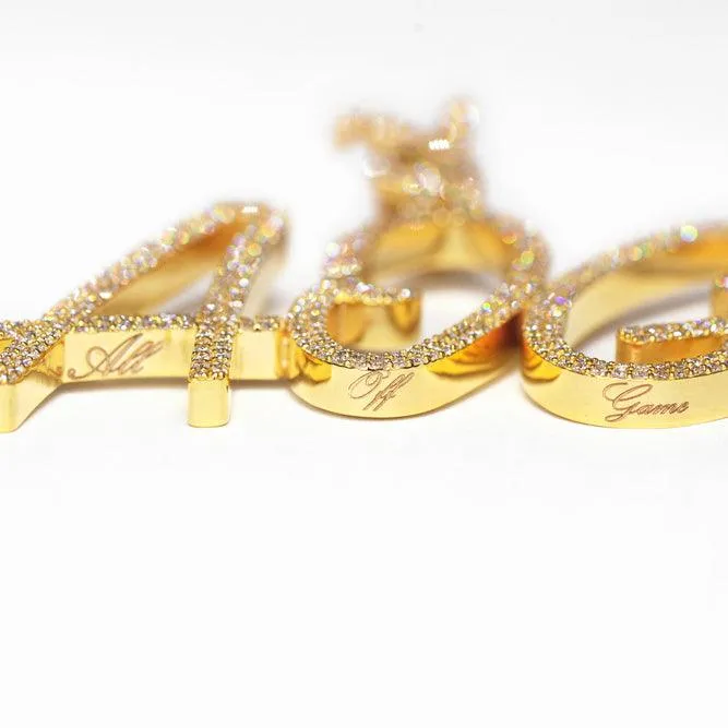 CUSTOM DIAMOND AOG PENDANT