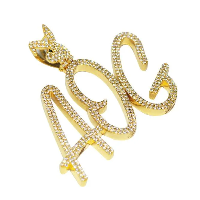 CUSTOM DIAMOND AOG PENDANT