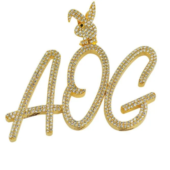 CUSTOM DIAMOND AOG PENDANT
