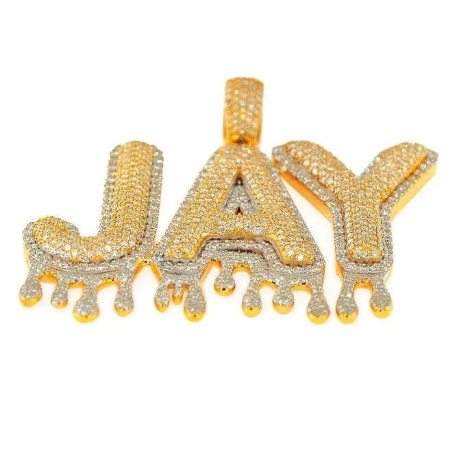 CUSTOM DIAMOND BUBBLE JAY PENDANT