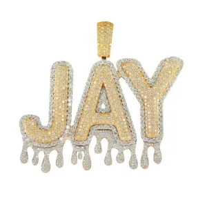 CUSTOM DIAMOND BUBBLE JAY PENDANT