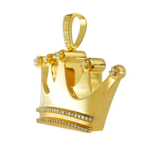 CUSTOM DIAMOND CROWN PENDANT