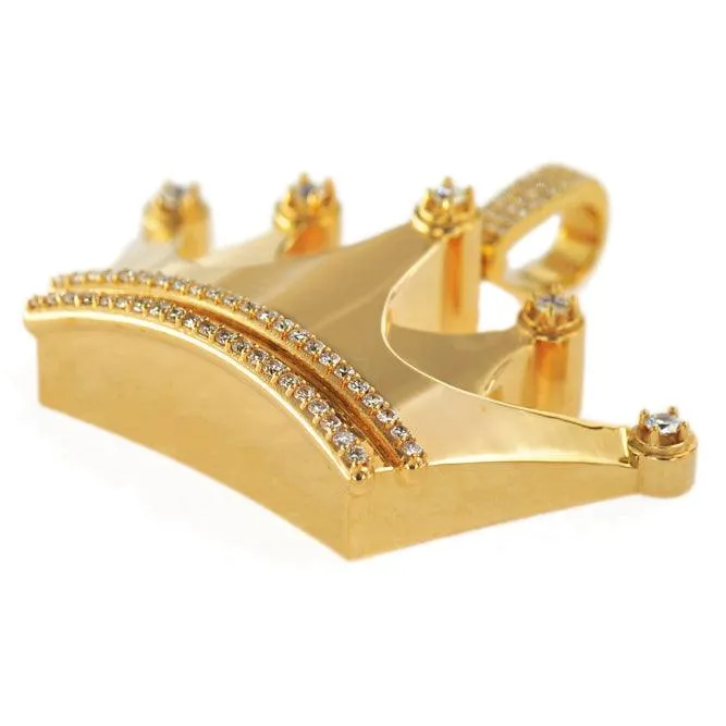CUSTOM DIAMOND CROWN PENDANT