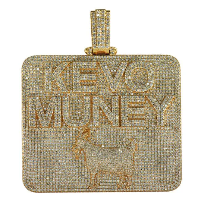 CUSTOM DIAMOND KEVO MUNEY PENDANT