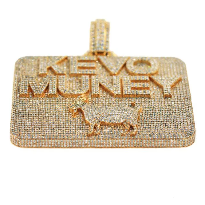 CUSTOM DIAMOND KEVO MUNEY PENDANT
