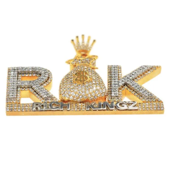 CUSTOM DIAMOND RICK KINGZ PENDANT
