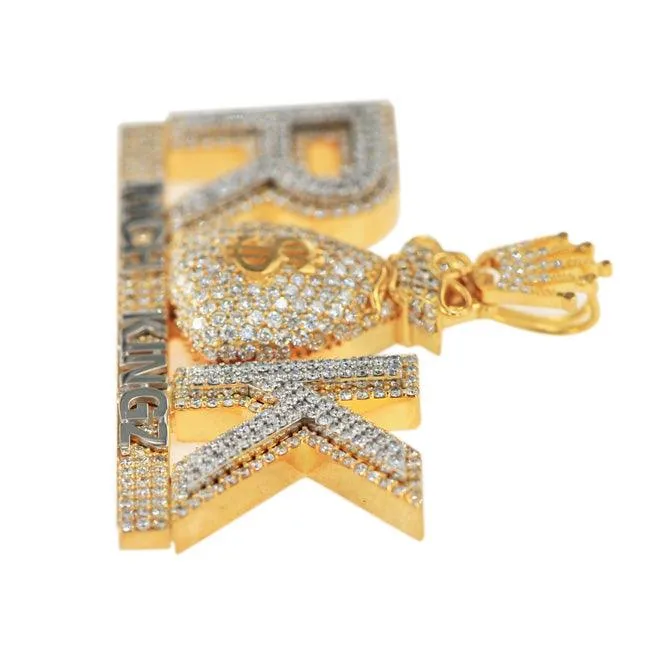 CUSTOM DIAMOND RICK KINGZ PENDANT