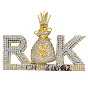 CUSTOM DIAMOND RICK KINGZ PENDANT