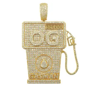 CUSTOM GAS STATION PENDANT [CJ4018]