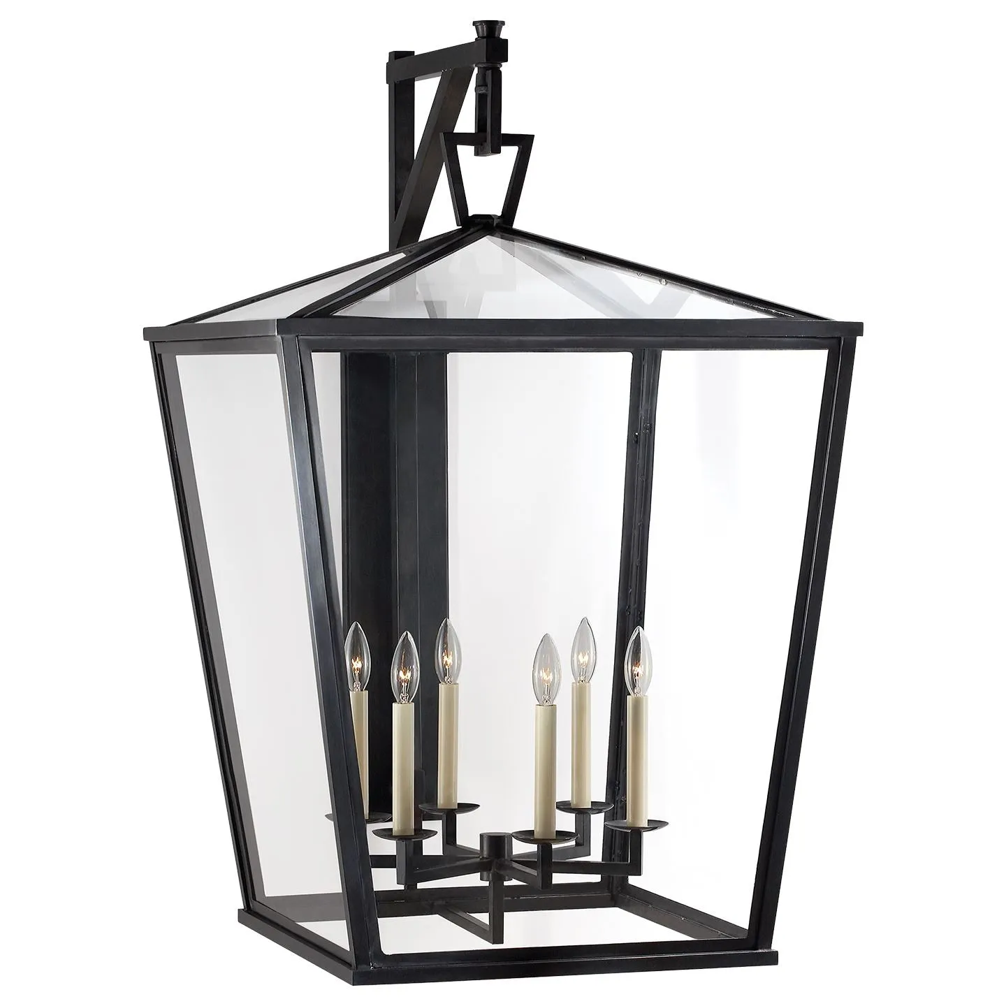 Darlana Grande Bracket Lantern in Bronze