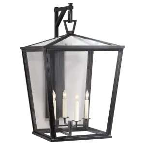 Darlana Large Bracket Lantern in Bronze