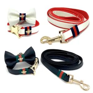 Designer Bee Collar, Leash, & Bow Tie Set