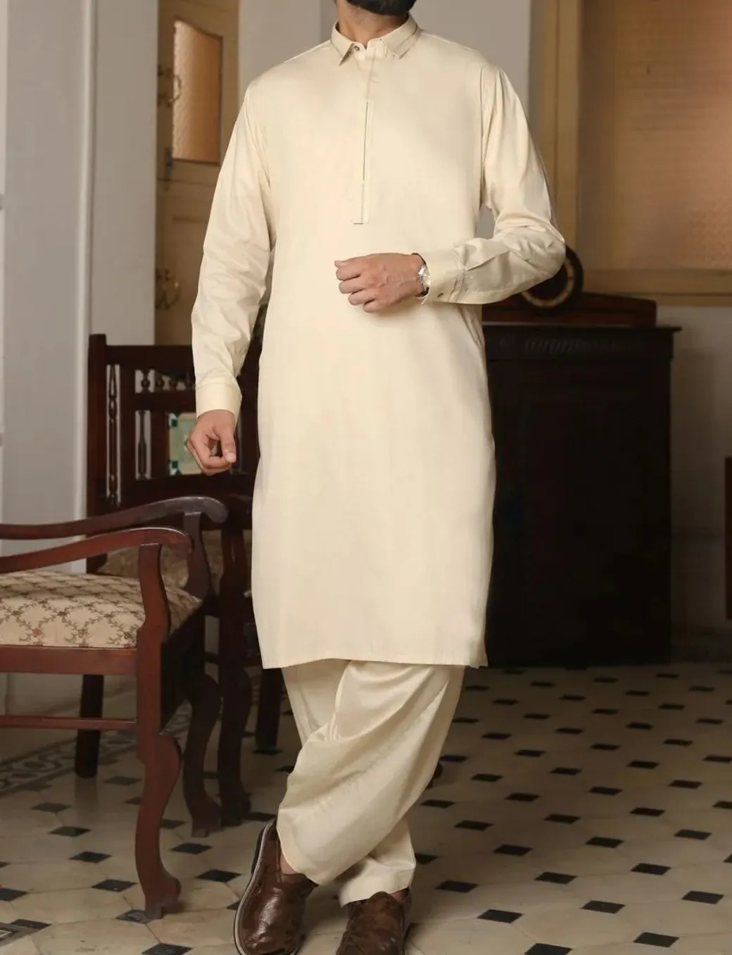 Designer Pakistani salwar kameez for men # M2665