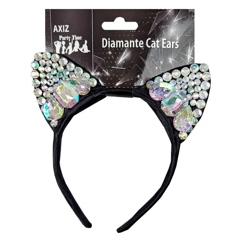 Diamante Cat Headband