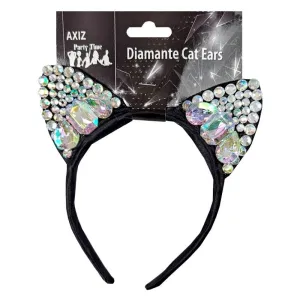 Diamante Cat Headband