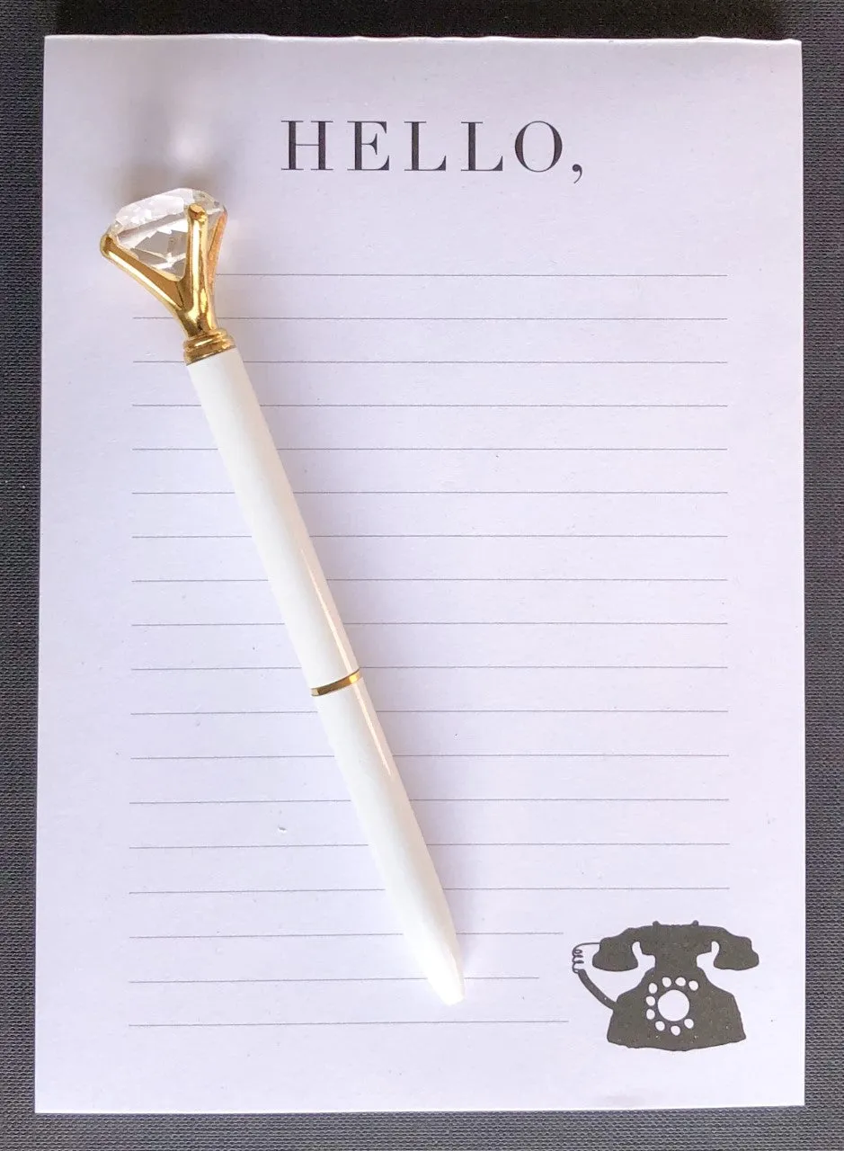 DIAMOND PEN, WHITE