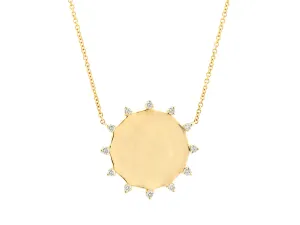 Diamond Sun Necklace