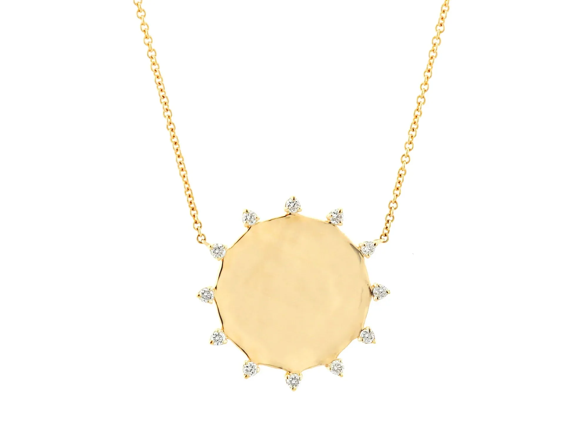 Diamond Sun Necklace