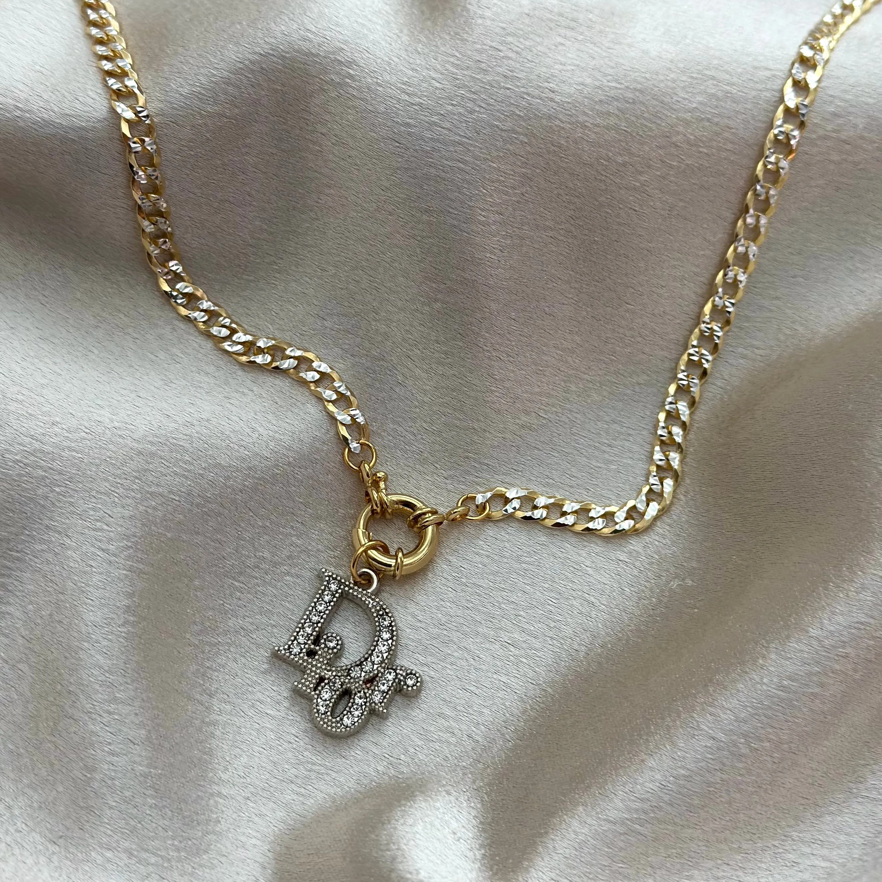 DIOR TWO-TONE NECKLACE