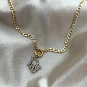 DIOR TWO-TONE NECKLACE
