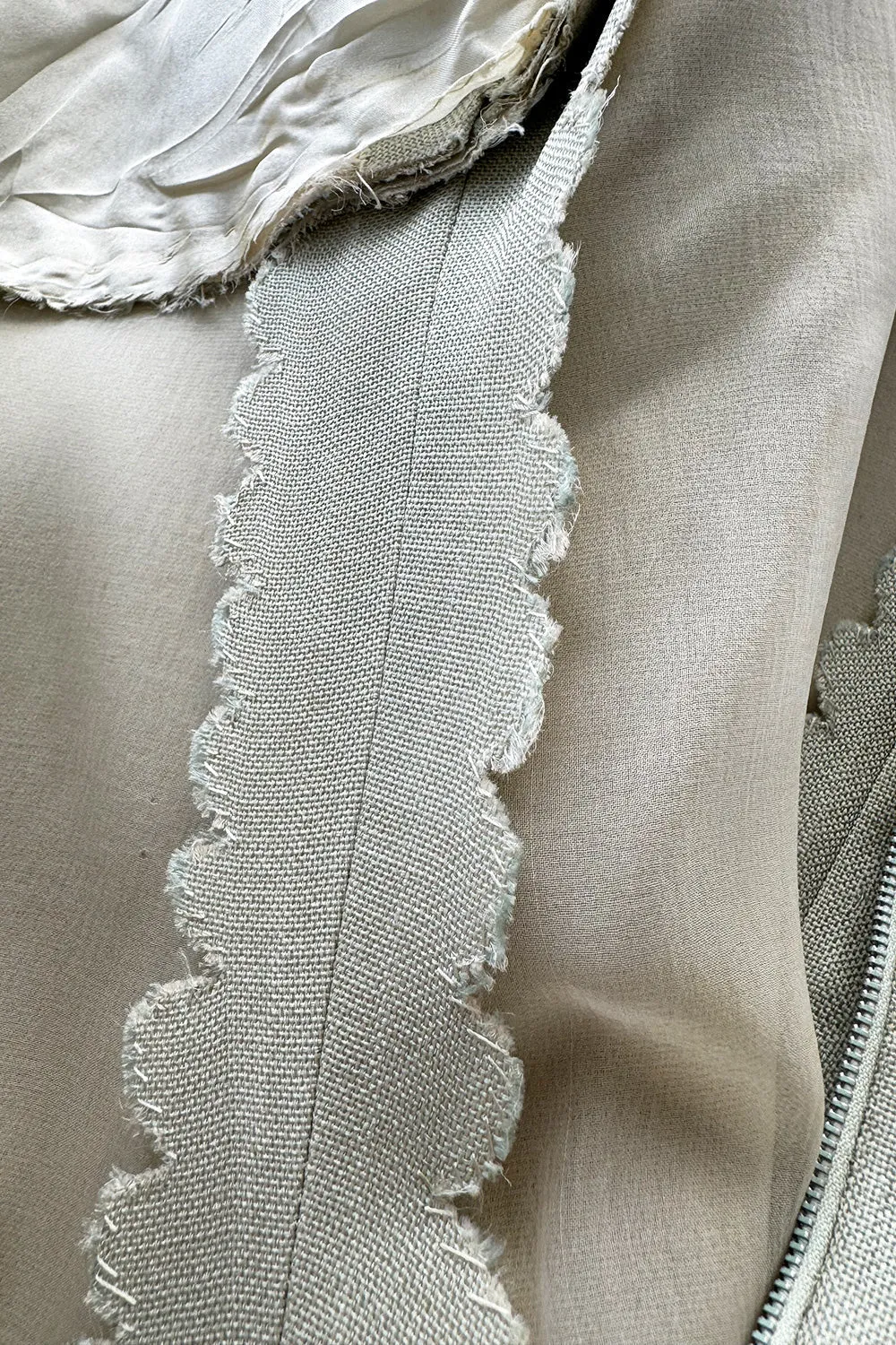Documented Spring 1969 Christian Dior by Marc Bohan Haute Couture Stiffened Silk A-Line Dress