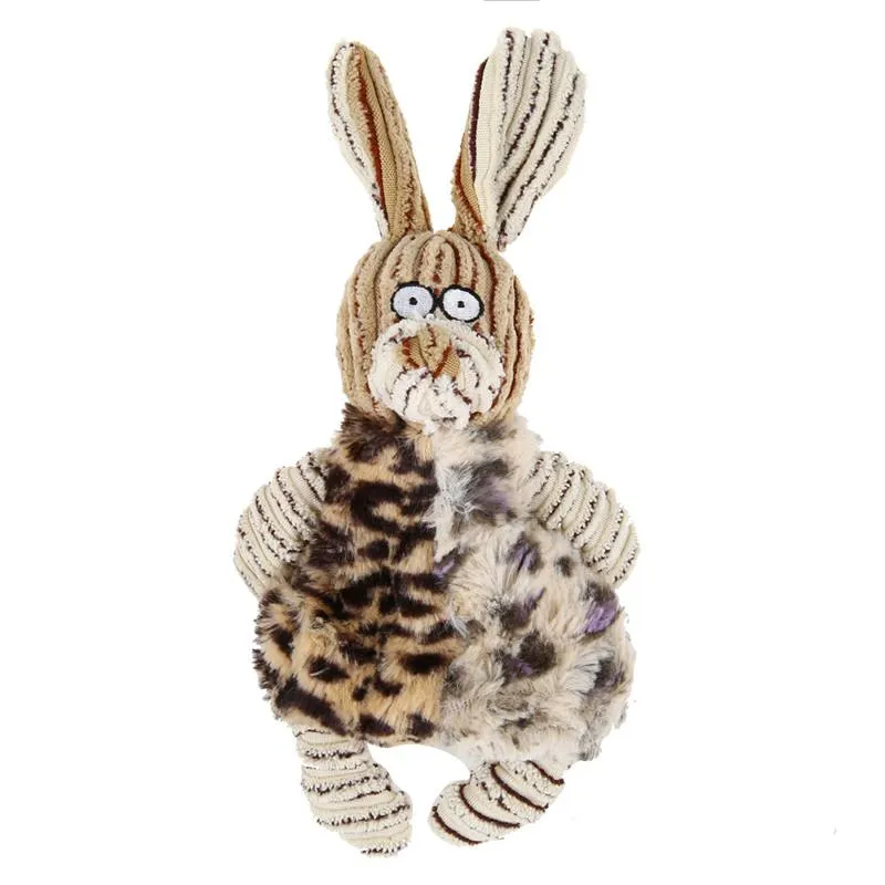 Dog Toys Squirrel Pet Toys Plush Puppy Chew Animals Squirrel Duck Shaped Squeak