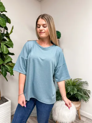 DOORBUSTER: Crewneck Short Sleeve Top by Sew In Love