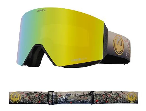 Dragon RVX MAG OTG Snow Goggles Low Bridge Edo / Lumalens Gold Ion   Lumalens Light Rose