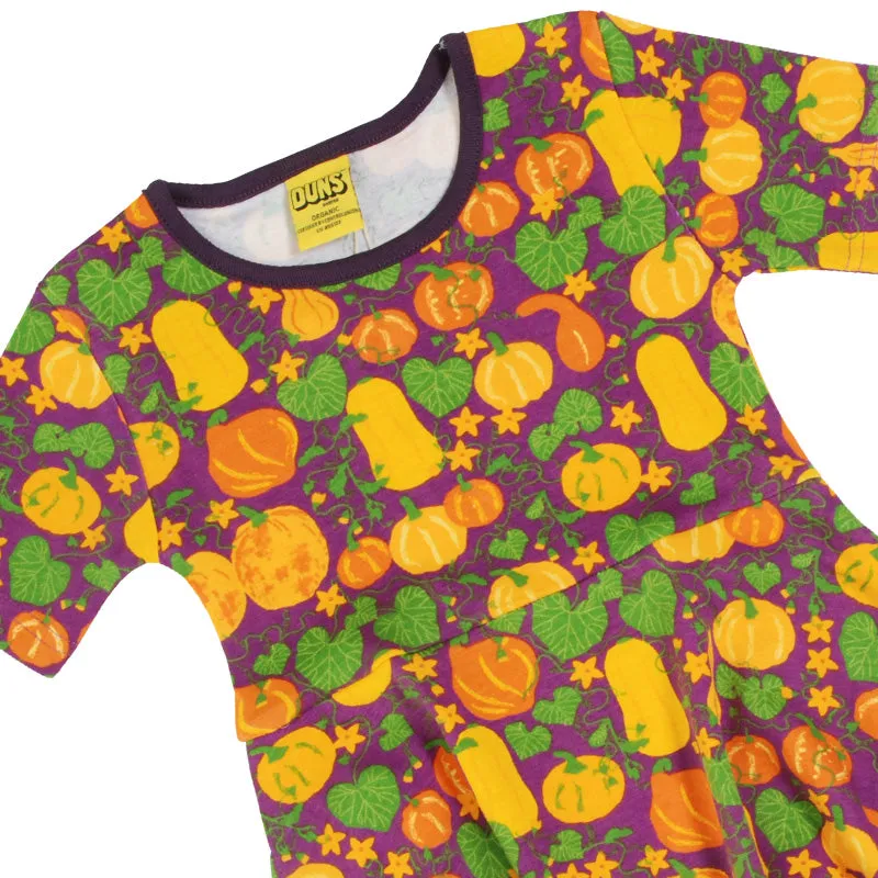 DUNS Sweden Cucurbits Skater Dress - Short Sleeve - Bright Violet (Generous Sizing)