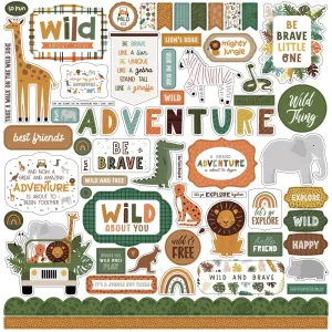 Echo Park 12x12  Stickers  [Collection] - Little Explorer