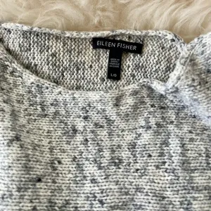 Eileen Fisher Timeless Marled Knit Sweater (L/G)