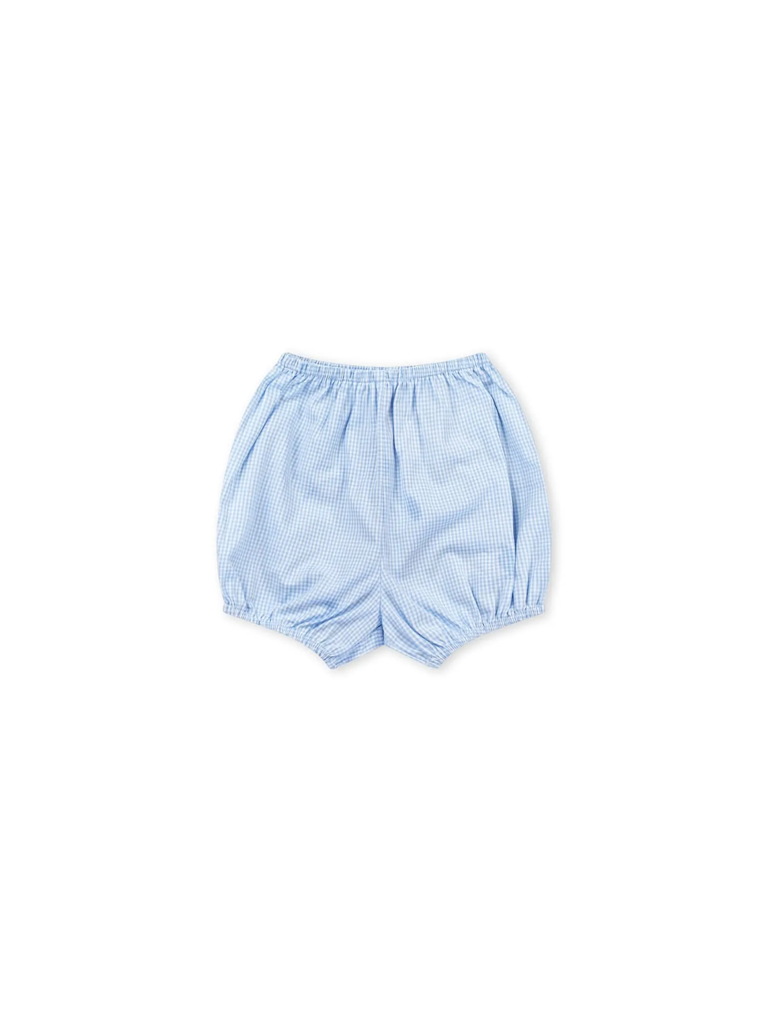 Elegant Diaper Cover - Baby Blue Minigingham