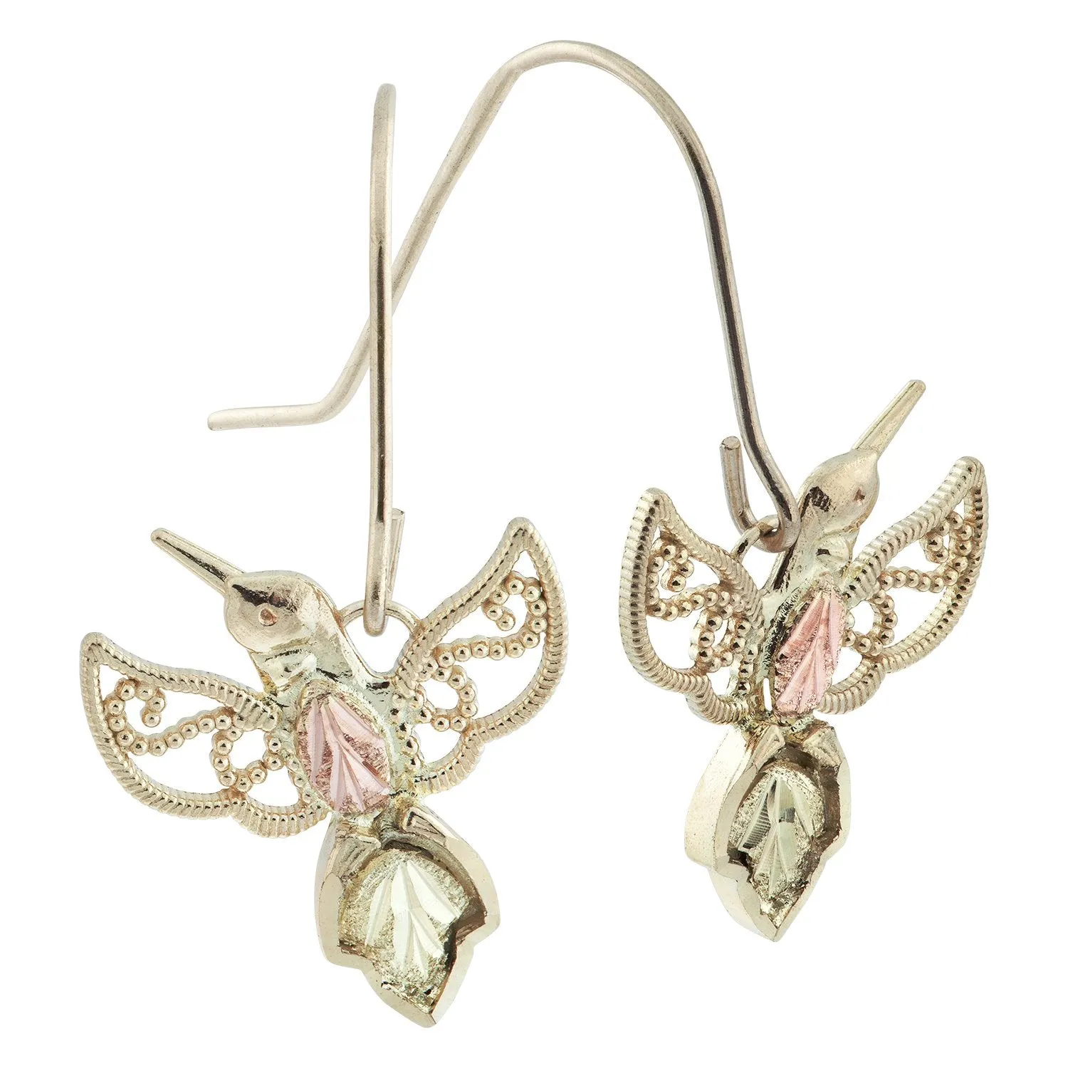 ELegant Hummingbird - Black Hills Gold Earrings