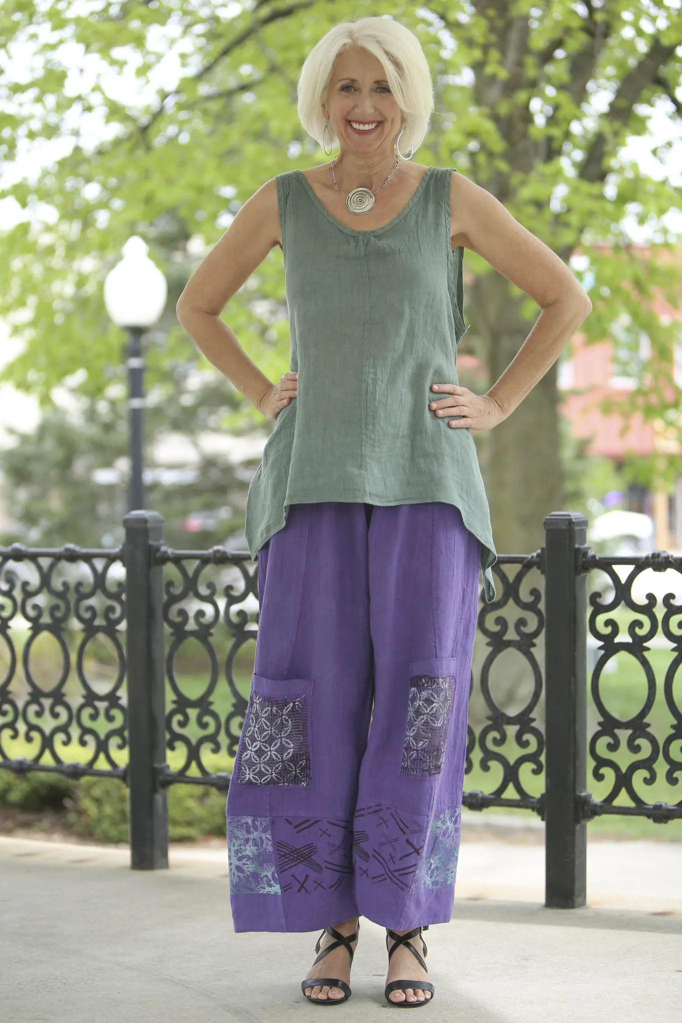 Elegant Linen Pant 3283E-P