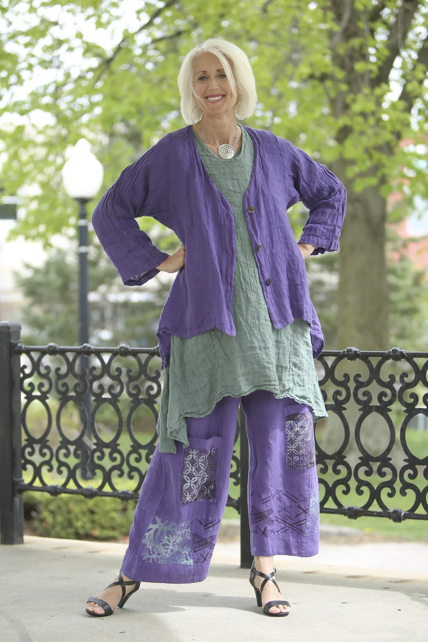 Elegant Linen Pant 3283E-P