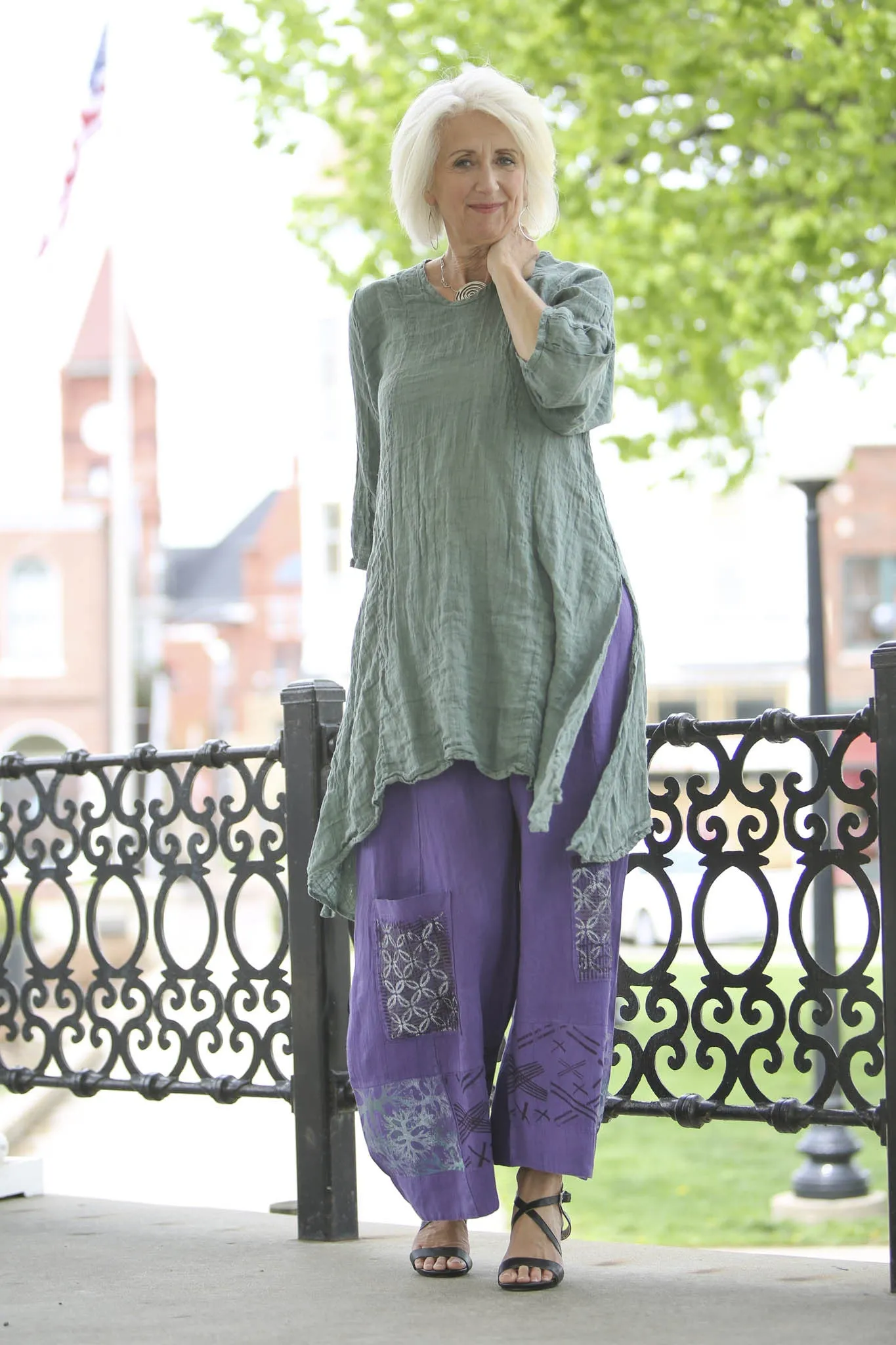 Elegant Linen Pant 3283E-P