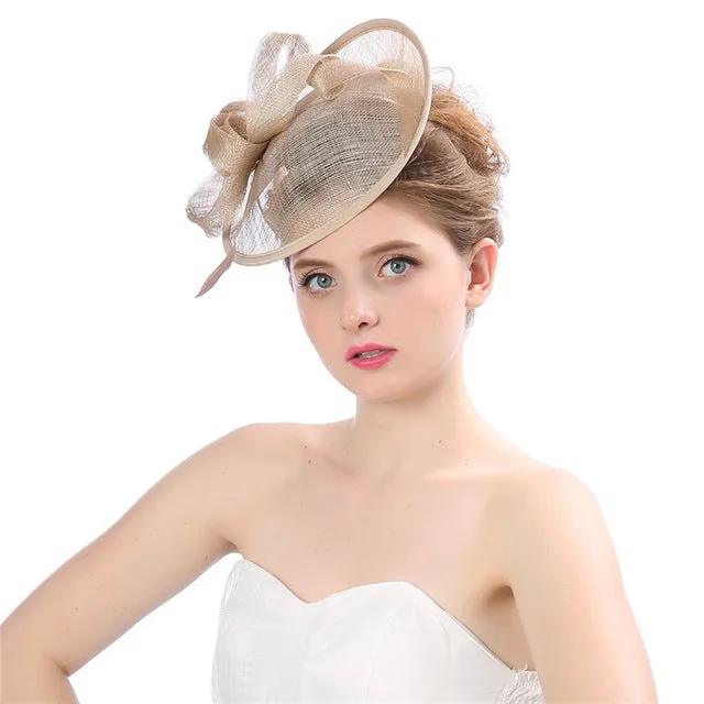 Elegant Mesh Disc Party Hair Clip