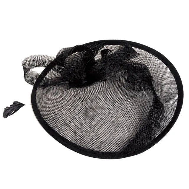 Elegant Mesh Disc Party Hair Clip