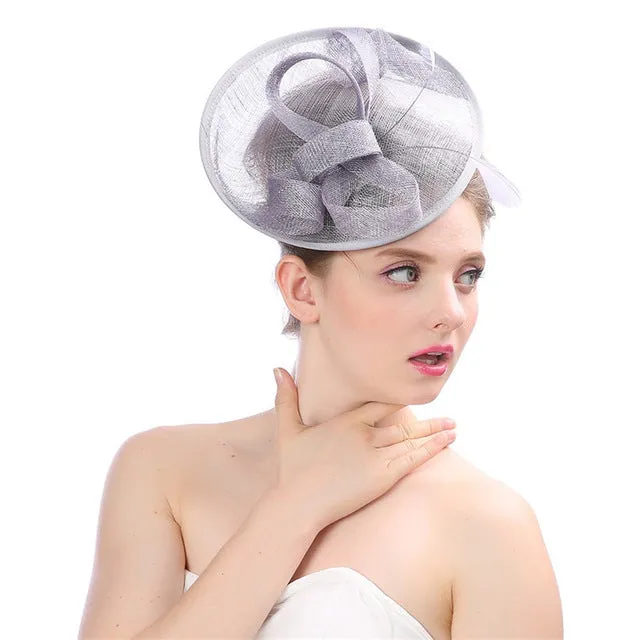 Elegant Mesh Disc Party Hair Clip