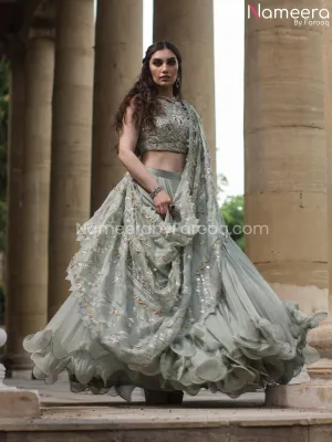 Elegant Pakistani Bridal Lehenga Choli Design #BS184