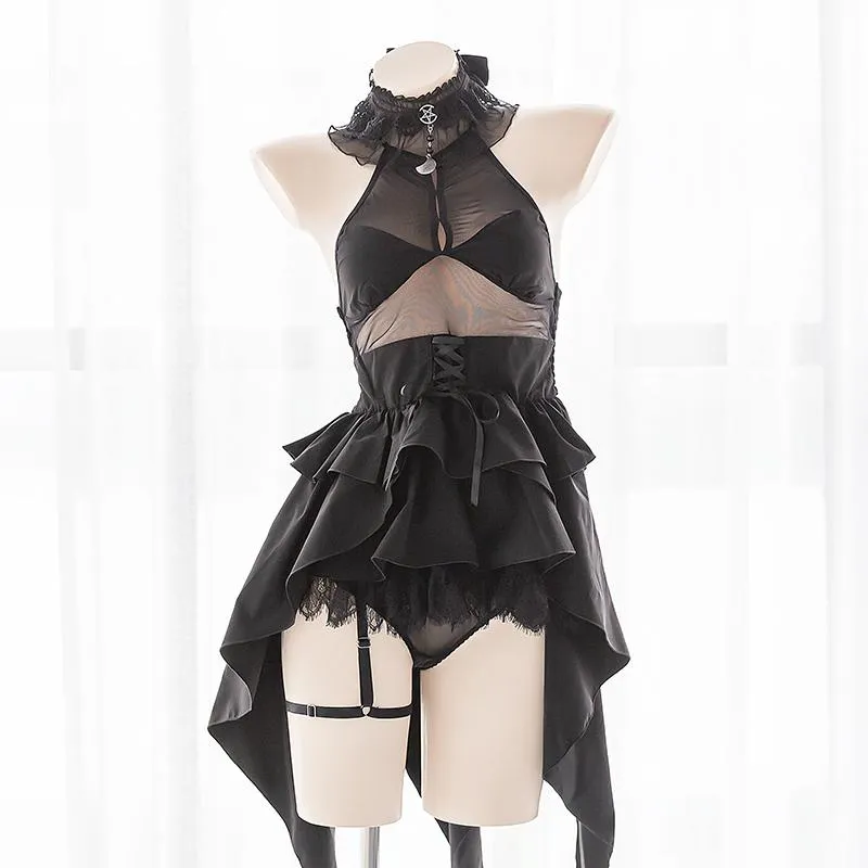 Elegant Sexy Mesh Dress Lingerie SD00463