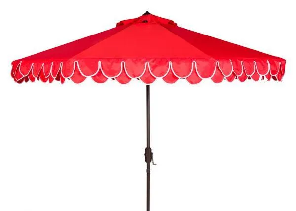 Elegant Valance 9ft Auto Tilt Umbrella