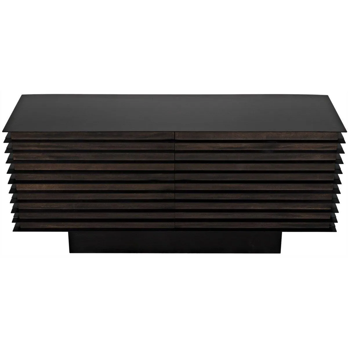 Elevation Sideboard, Ebony Walnut with Steel