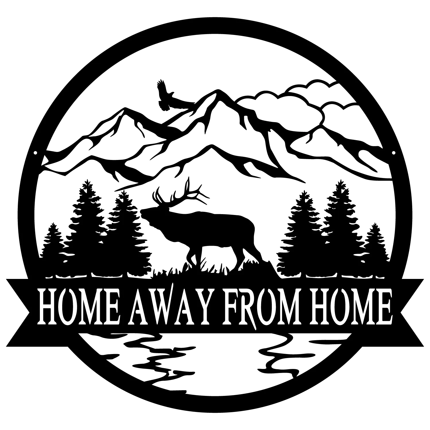 Elk Outdoor Monogram