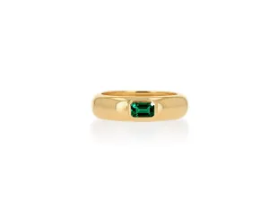 Emerald Dome Ring