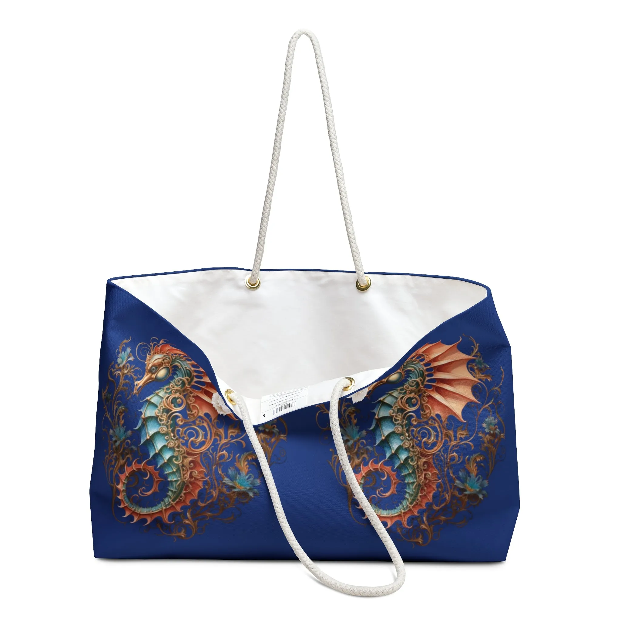Enchanting Seahorse Beach Bag/Weekender Tote Bag