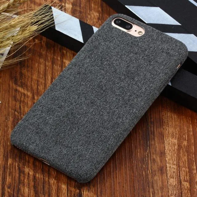 Etui Elegant Cloth Case - iPhone XS Max - Szary
