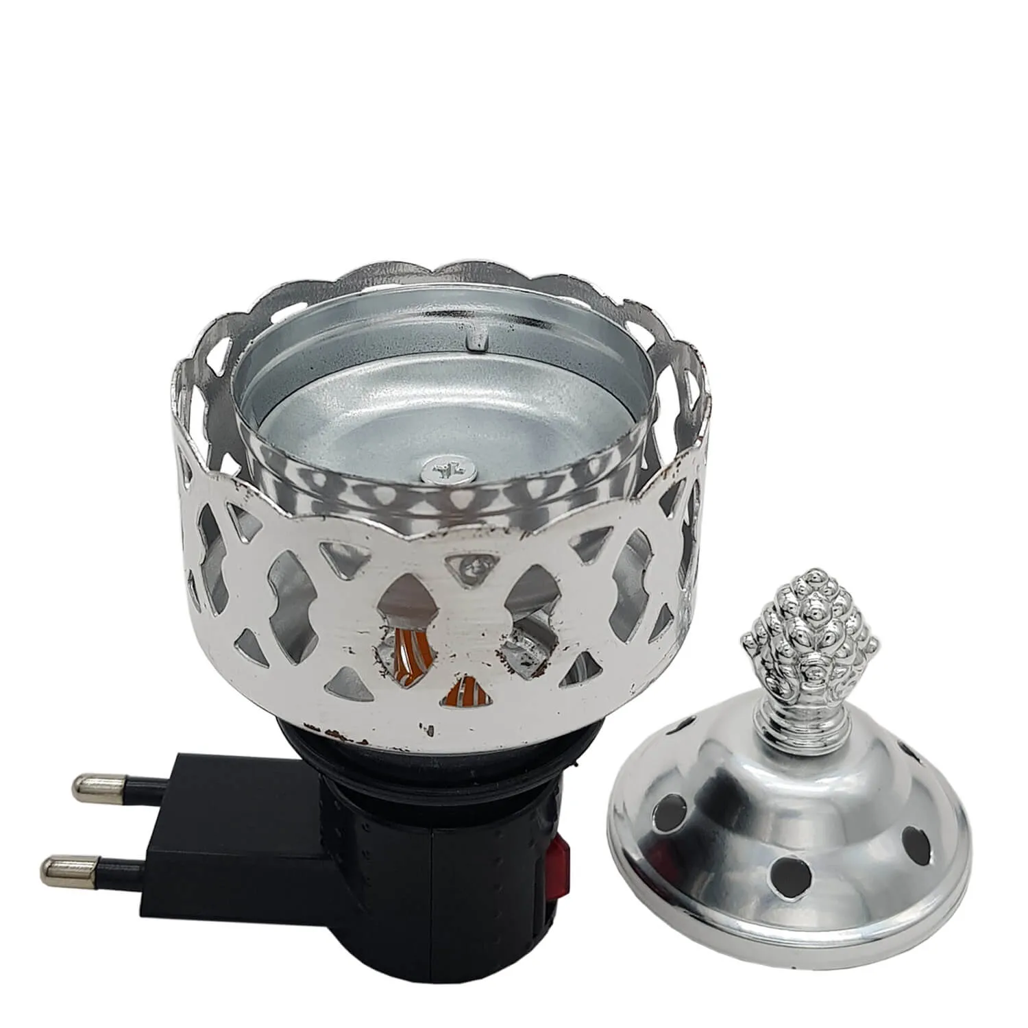 Exclusive Electrical Bakhoor Burner Silver