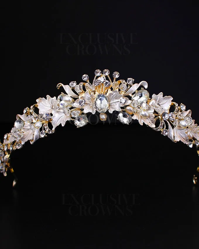 Exclusive Flower Crystal Tiara