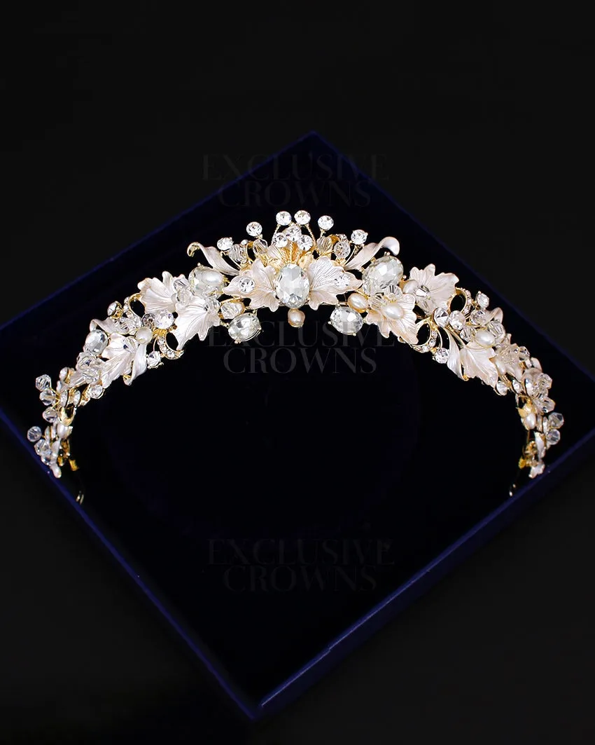 Exclusive Flower Crystal Tiara